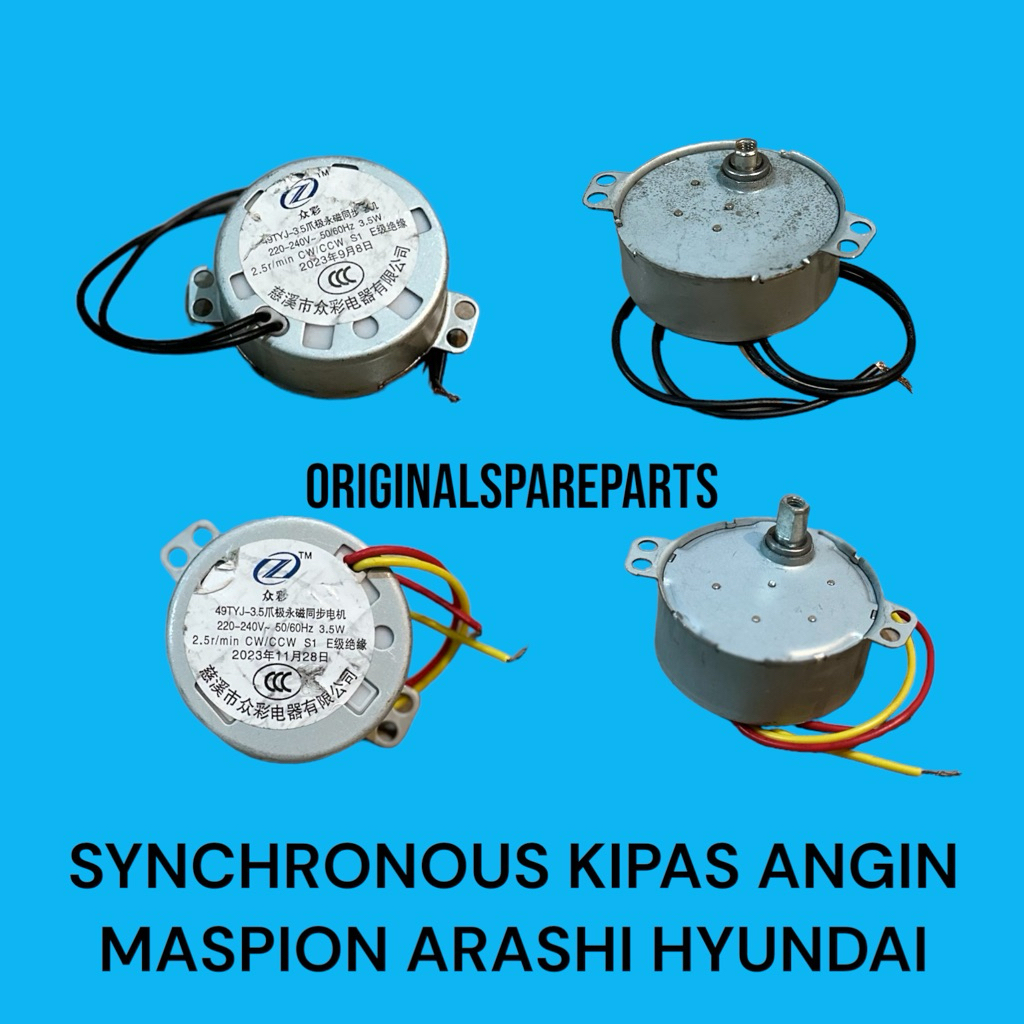 ROTARI KIPAS ANGIN MASPION ARASHI HYUNDAI / SINKRONUS KIPAS ANGIN MASPION ARASHI HYUNDAI / ROTARI KI