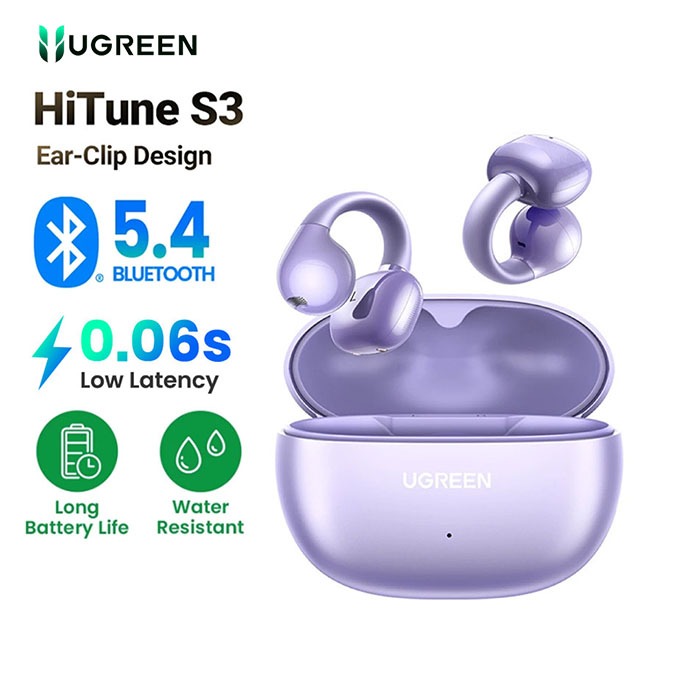 Ugreen Tws Earphone Wireless Hitune S3 Bluetooth 5.4 / 45786 / 55430 Jaminan Ori