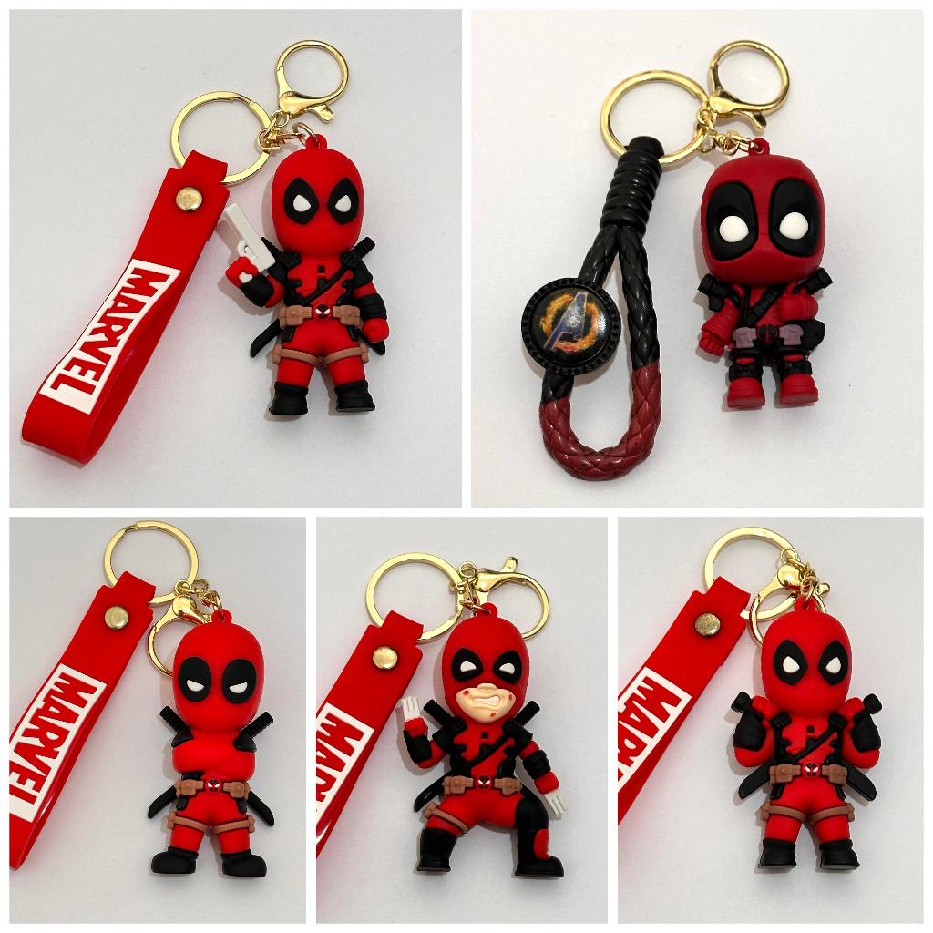 Gantungan Kunci Deadpool 3D Boneka Deadpool Marvel Silikon by SOLLATANZA