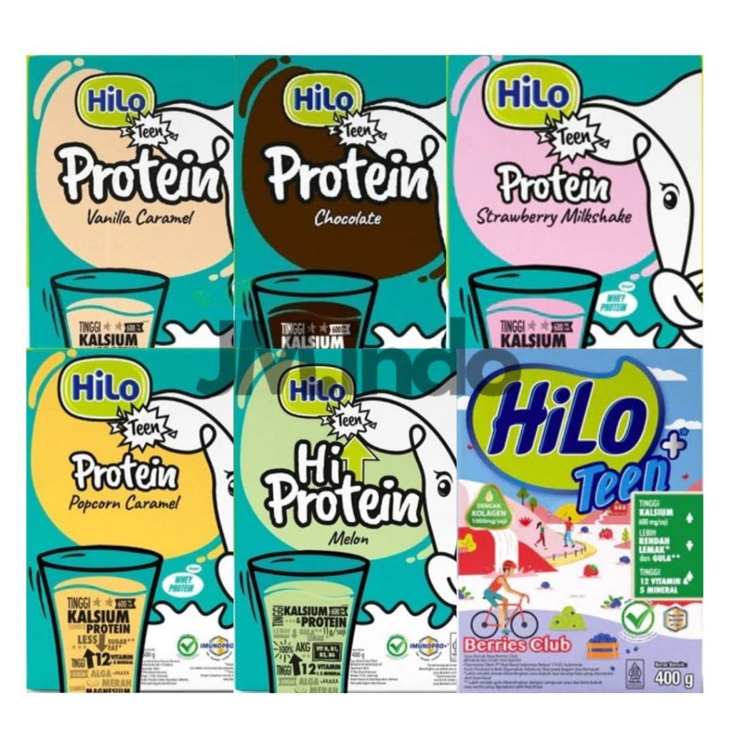 

[PROMO] HiLo Teen 500gram Berbagai Varian | COD SpayLater instante
