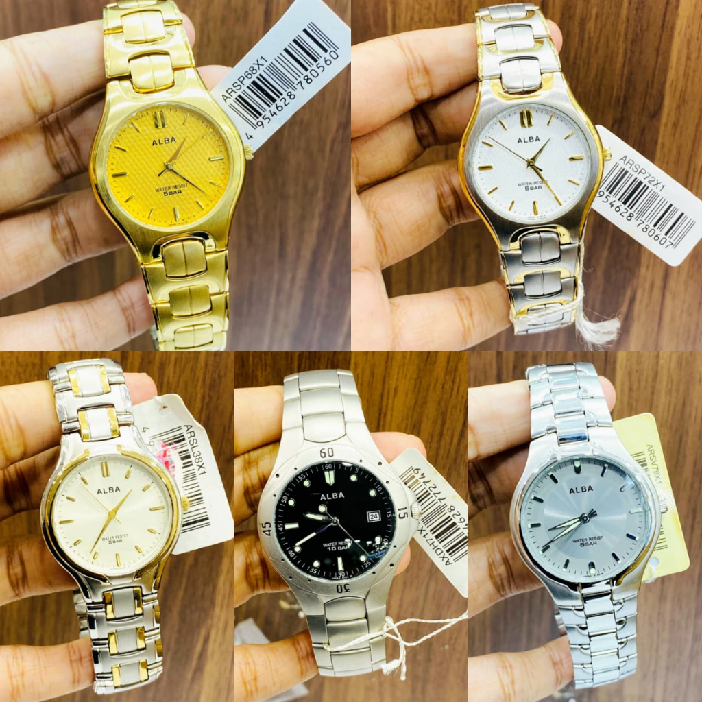 ALBA Jam Tangan Pria Original Model ARSP68X1 / ARSP72X1 / ARSL38X1 / AXDH71X1 / ARSV79X1 Tersedia da
