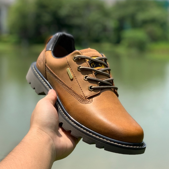 Original Caterpillar Genuine Leather Men Boot Shoes 8151426