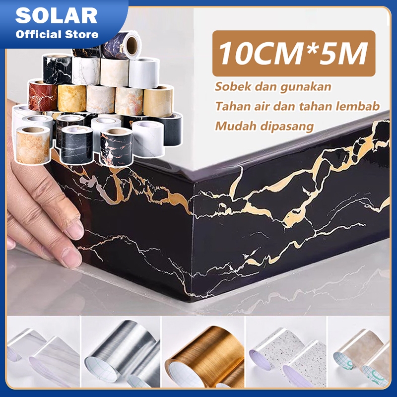 Wallpaper Sticker Border List Tembok Sticker Keramik Border Strip Stiker Dekorasi Lantai Keramik Wal