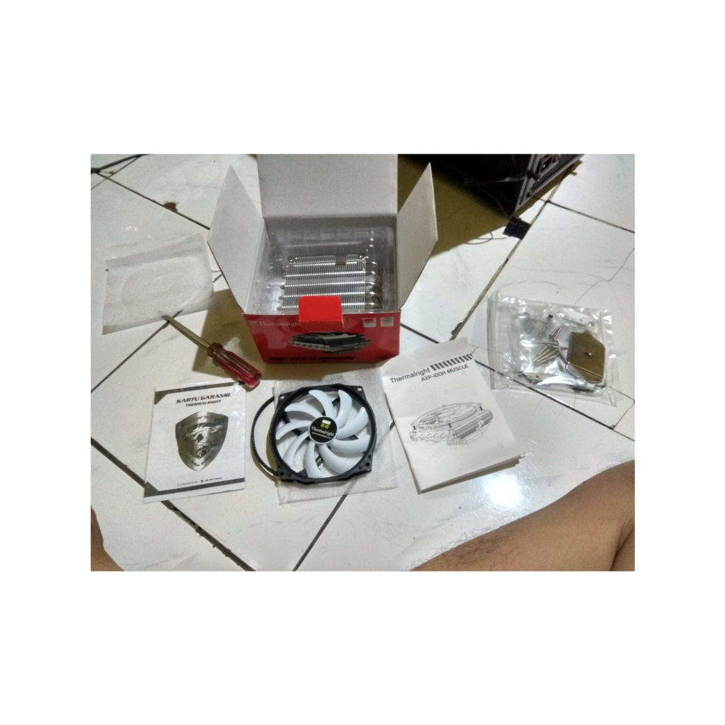 Thermalright AXP-100 H Muscle CPU Cooler Low Profile Bekas Normal Fullset Mini ITX AM4 LGA1700