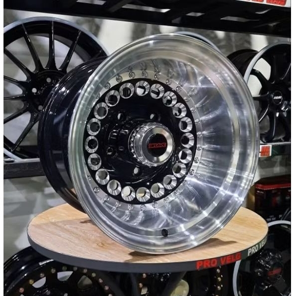 Velg Mobil Offroad Ring 15 Lebar 10 PCD 5×139.7 Raguna Offroad Racing Wheel Brave 181