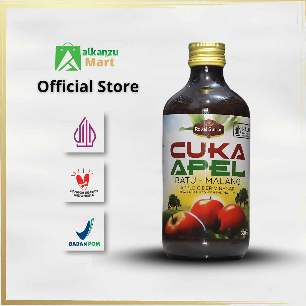 

Cuka Apel Batu Malang Royal Sultan 320ml/Apple Cider Vinegar
