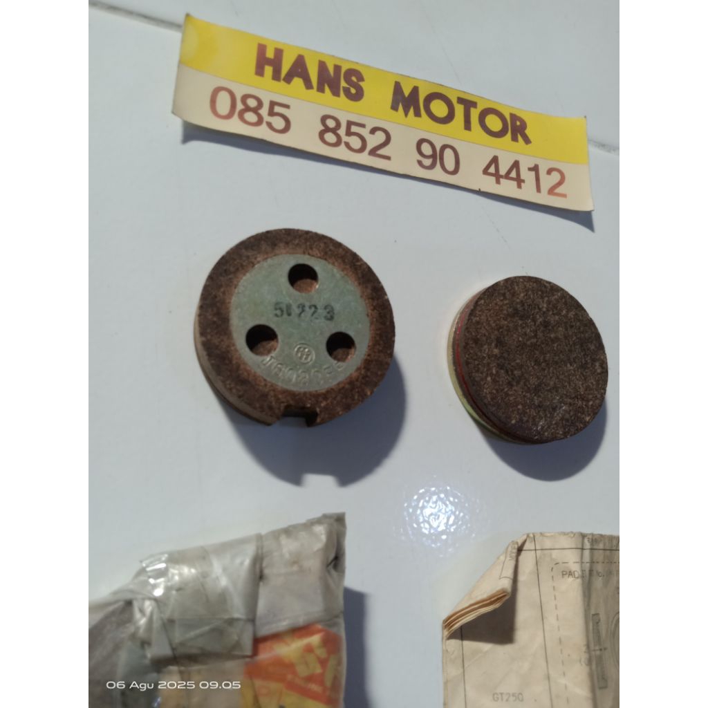 kampas rem cakram kaliper Suzuki GT185 GT250 GT380 GT550 GT750