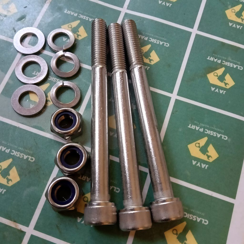 BAUT PANGKON MESIN HONDA KARISMA SUPRA X 125 PGM-FI HELM IN ORIGINAL STAINLESS STEEL THE 304