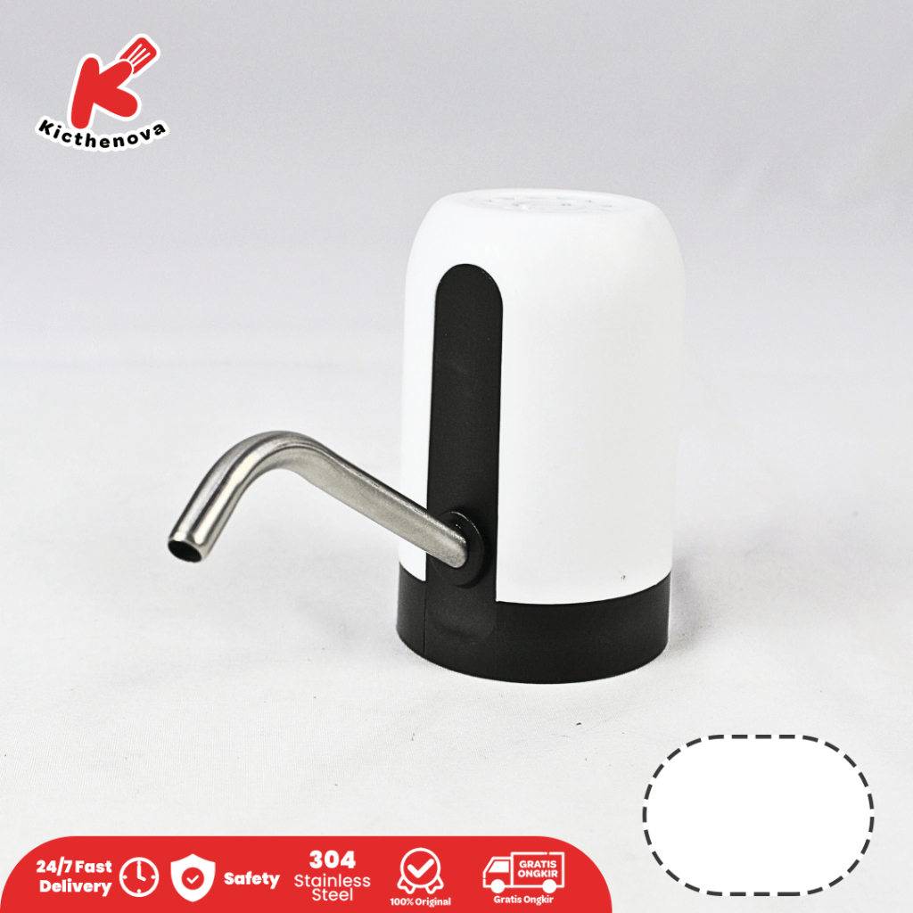 Kitchenova Pompa Otomatis Galon Elektrik Dispenser Pompa Air Minum Galon Recharge Filter Air CS012