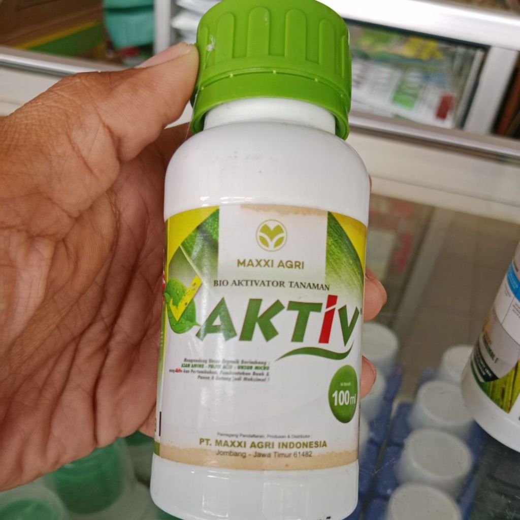 Asam Amino AKTIV Maxxi Agri 100ml, Bio Aktivator Tanaman dengan Mikroba Bermanfaat