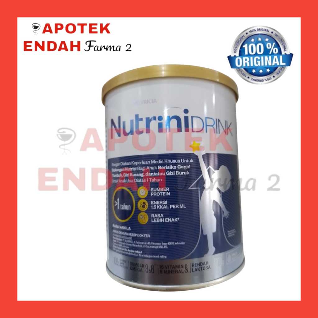 NUTRINIDRINK POWDER VANILLA 400GR