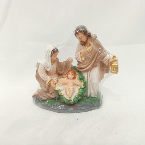 Yeraya Patung Kelahiran Yesus Lantern Kecil 9cm patung rohani patung Maria patung Yesus patung Yosef
