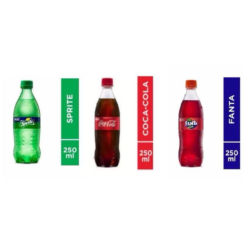 

TOKO BELLA Minuman Bersoda Cocs Cola / Fanta / Sprite 250ml