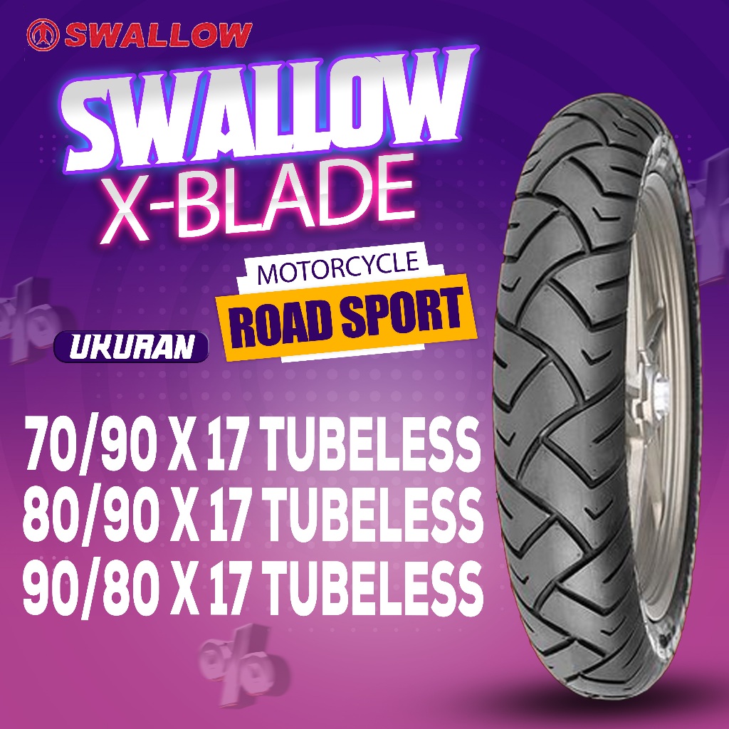 BAN SWALLOW X-BLADE / BAN RING 17 / TUBELESS