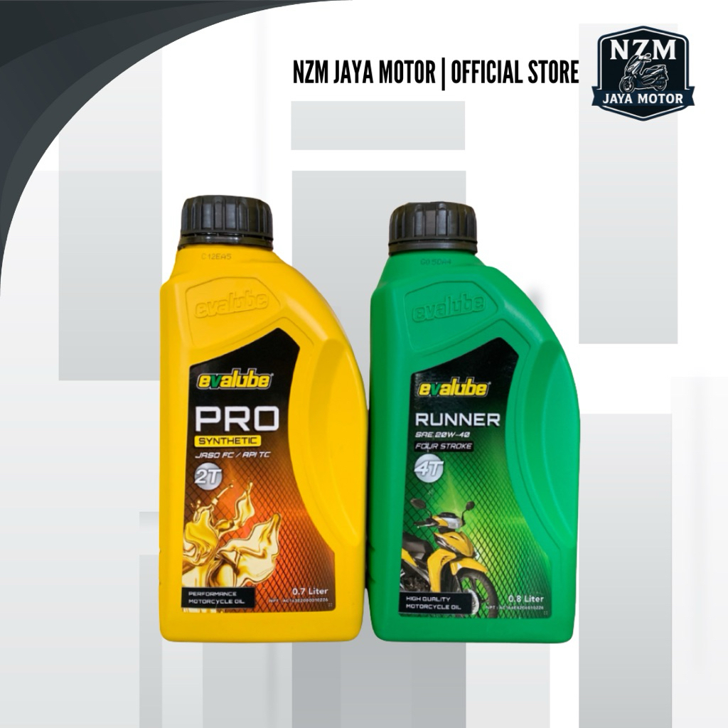 OLI EVALUBE RUNNER 4T (0,8L), EVALUBE PRO 2T (0,7L) ORI 100%