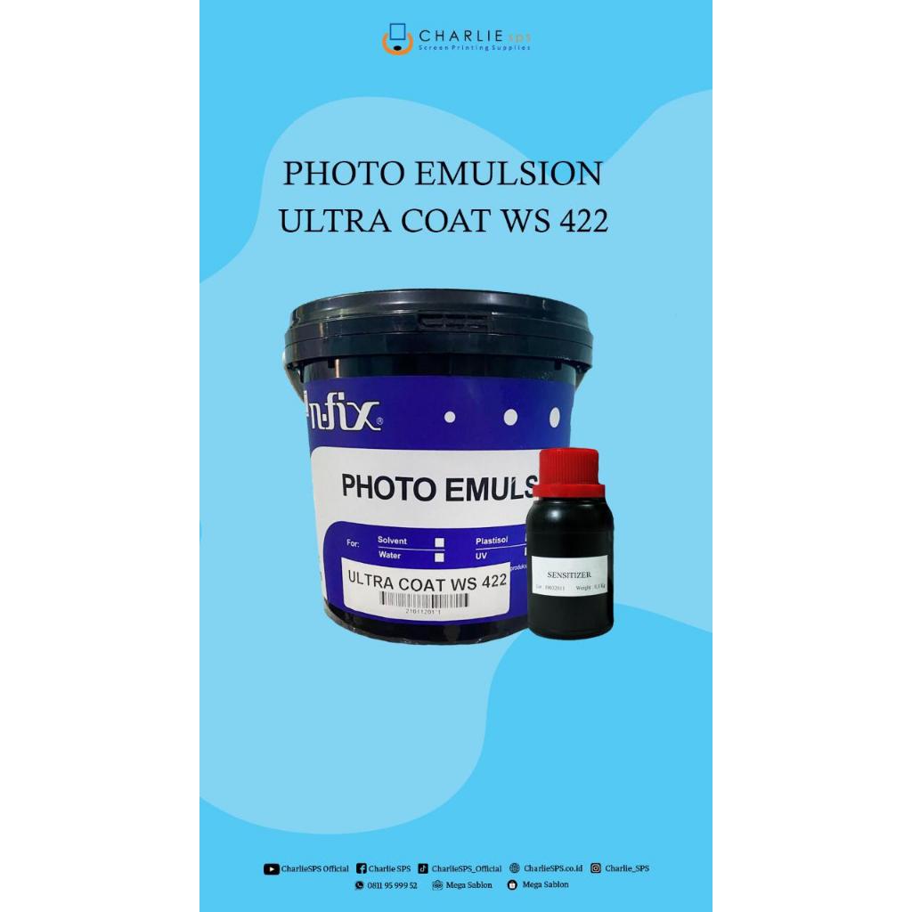 OBAT AFDRUK WATERBASE/SOLVENT BASE / PLASTISOL N-FIX ULTRACOAT WS 422