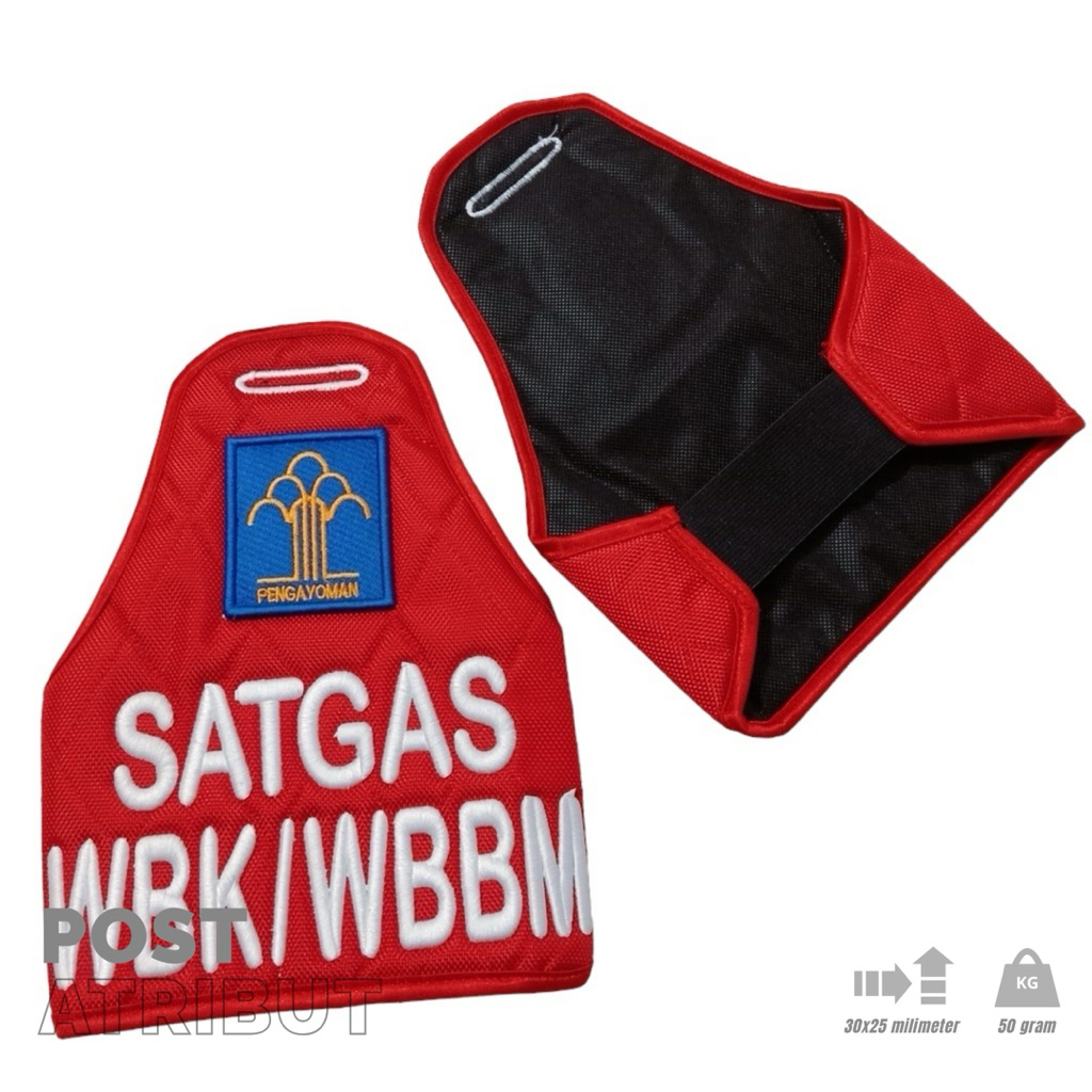 Hand Badge Satgas WBK WBBM / Penguatan WBK WBBM / Bikin Handbadge Custom