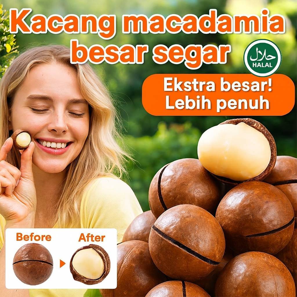 

⭐COD/Gratis Ongkir⭐Camilan Kacang Macadamia | Kacang Renyah Dengan Rasa Susu | Kacang Sehat | Gurih Dan Lezat Dengan Rasa Susu Yang Kaya