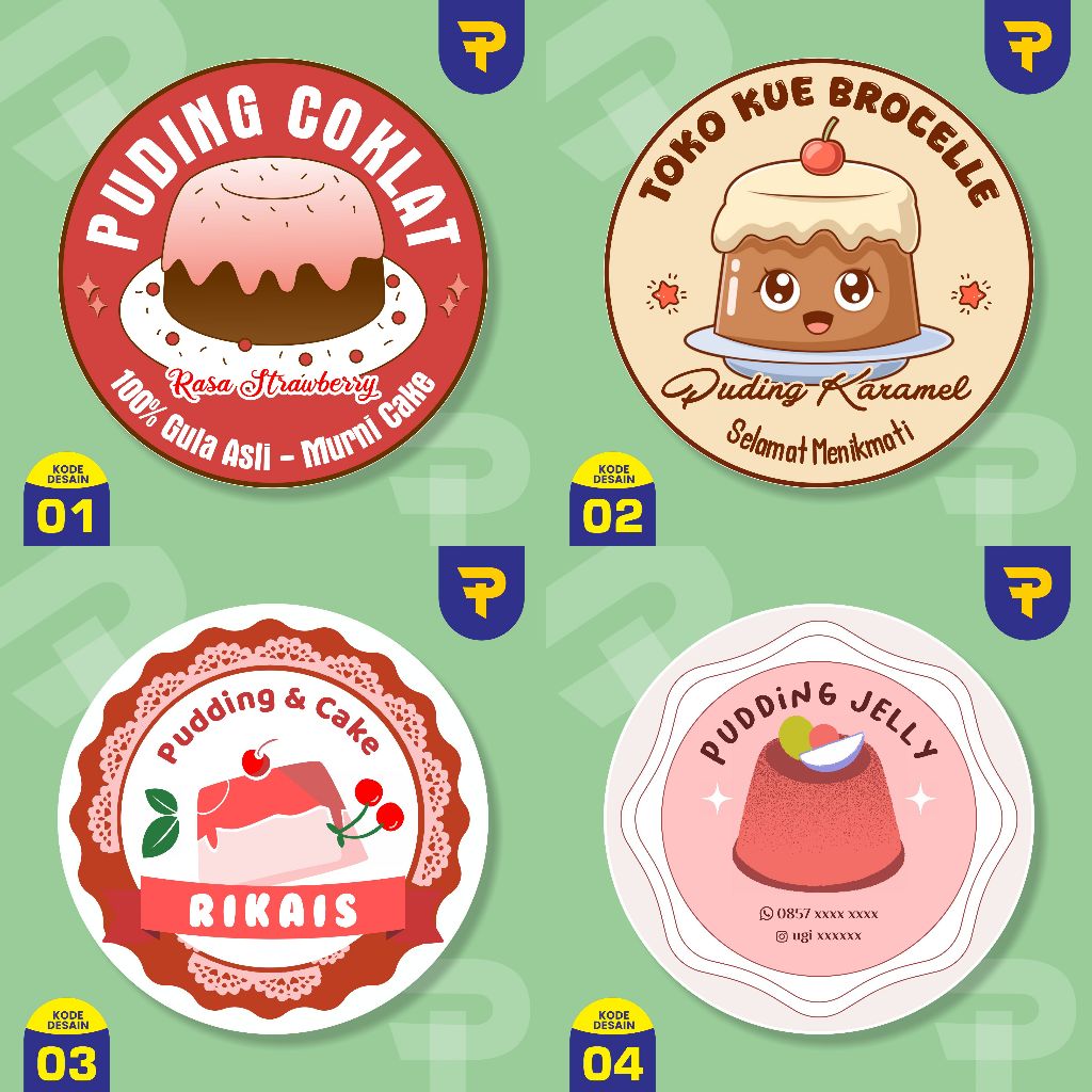 

stiker puding