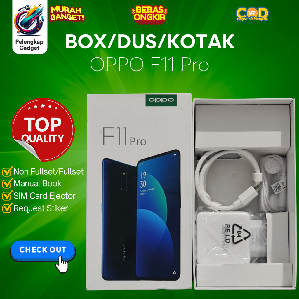 

BOX/DUS/KOTAK OPPO F11 Pro (CHARGER SUPER VOOC ORIGINAL)