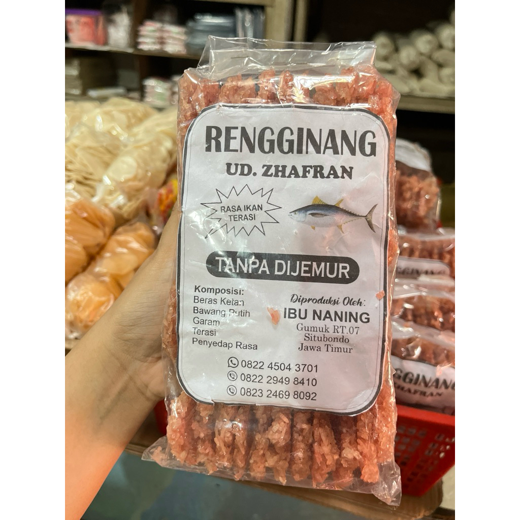 

Rengginang khas situbondo UD. Zhafran Tanpa Di Jemur (terasi) isi 40-50pcs