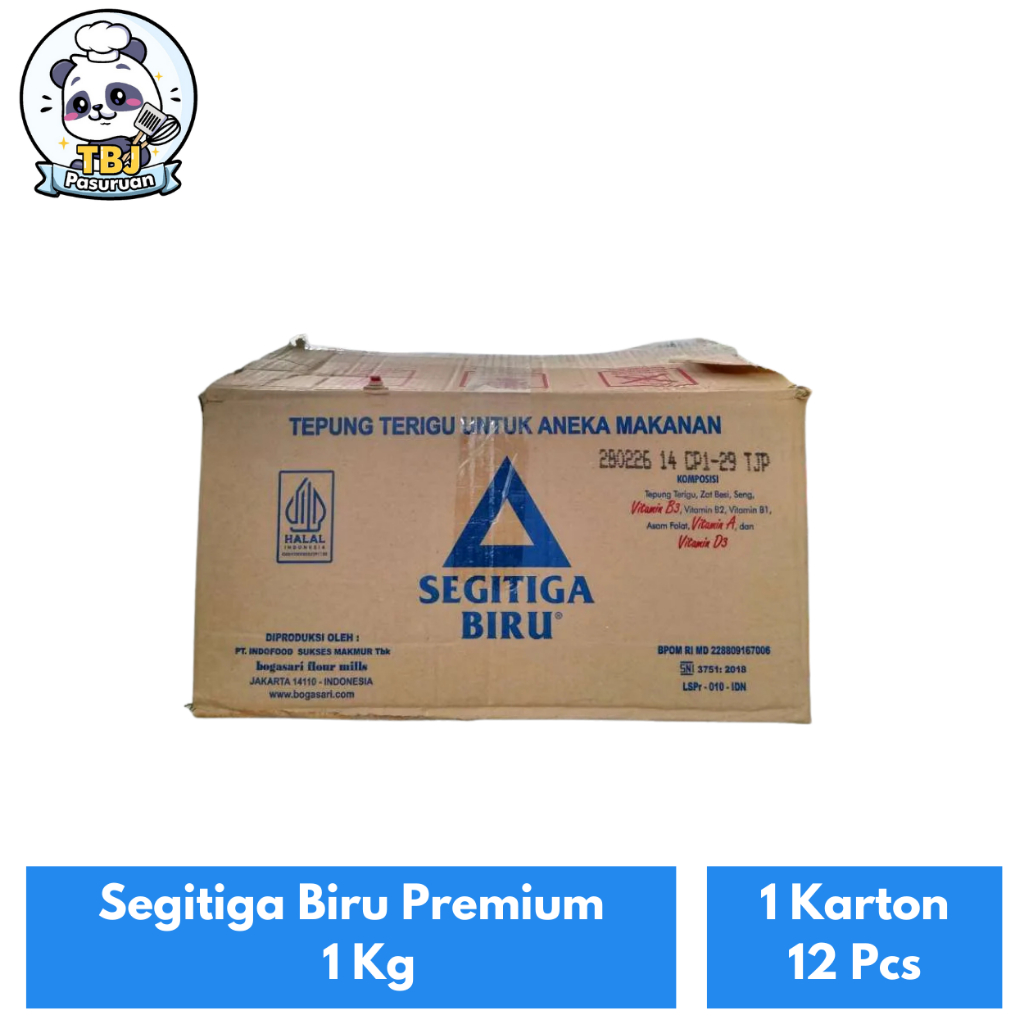 

Segitiga Biru Premium 1 Kg Kemasan 1 Karton Isi 12 Pcs