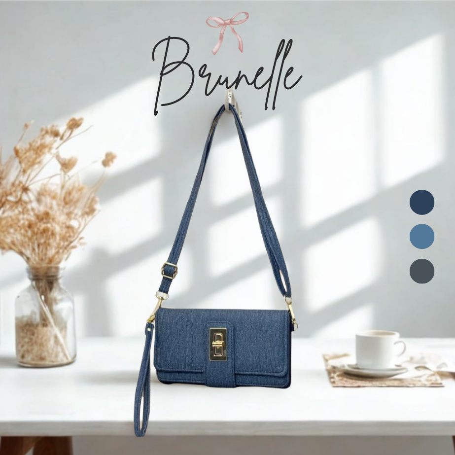 [Marry Bag] BRUNELLE Tas Wanita Sling Bag Dompet Tas Fashion Tas Wanita terbaru 2025