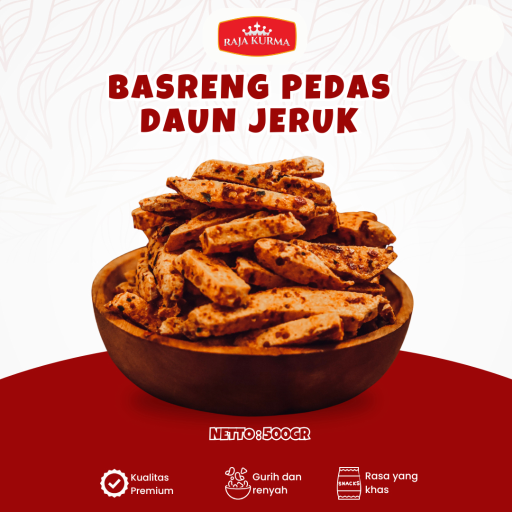 

Basreng pedas daun jeruk dan basreng original 500gr bumbu melimpah kualitas permium