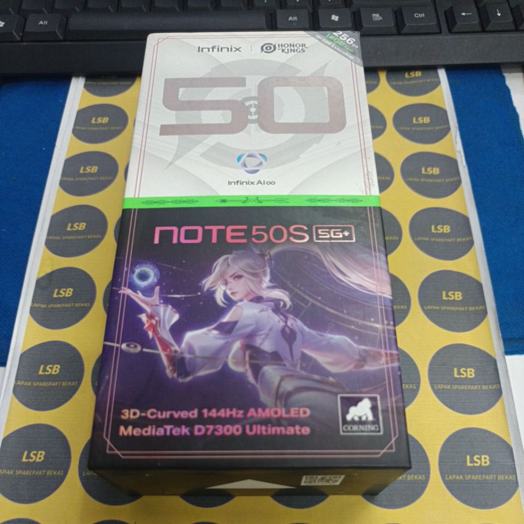 DUS BOX HANDPHONE INFINIX NOTE 50S ORIGINAL BEKAS