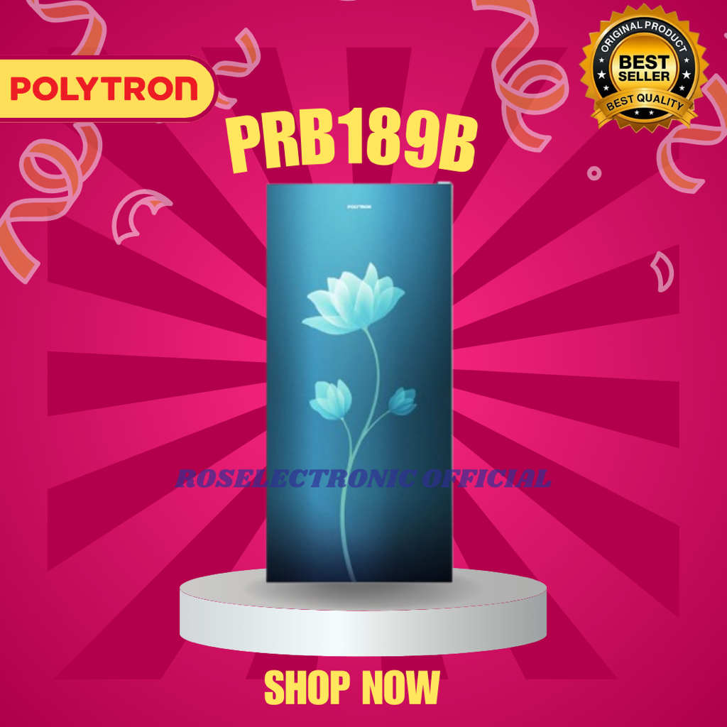 POLYTRON KULKAS 1 PINTU PRB189B 180Liter/PRB189B/PRB-189B/PRB 189B/POLYTRON KULKAS 1 PINTU ORIGINAL