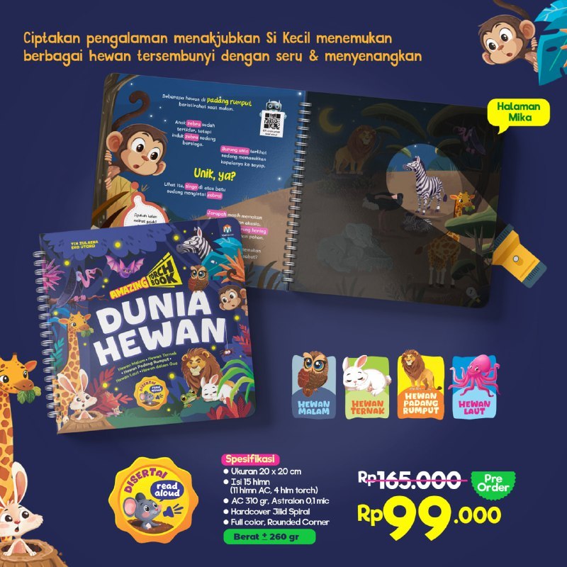 Amazing Torch Book: Dunia Hewan