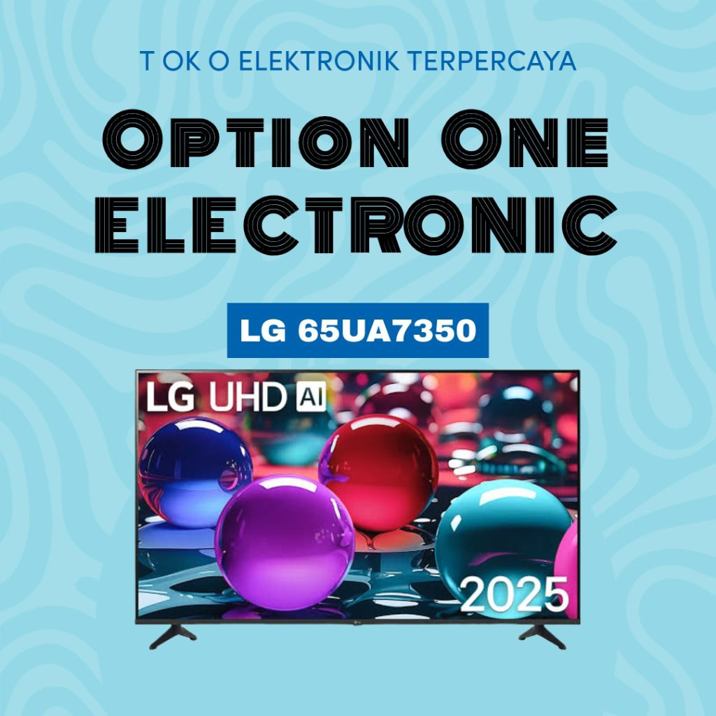 TV LG 65 Inch LED 65UA7350PSB (4K UHD - AI Smart TV)