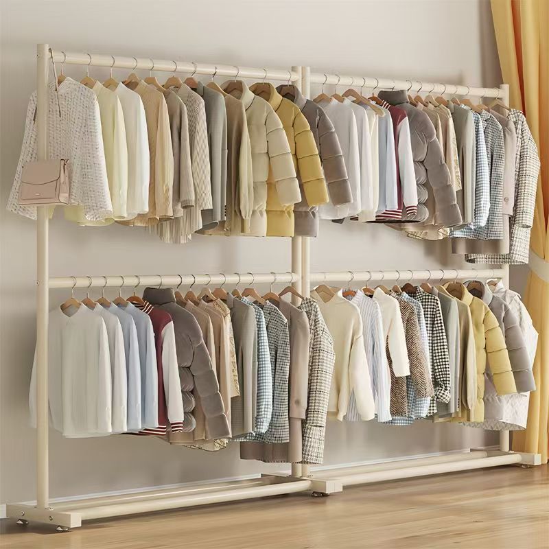 Rak Gantungan Baju 2 Susun Baju Besi Gantungan Baju Berdiri Rak Baju Gantung