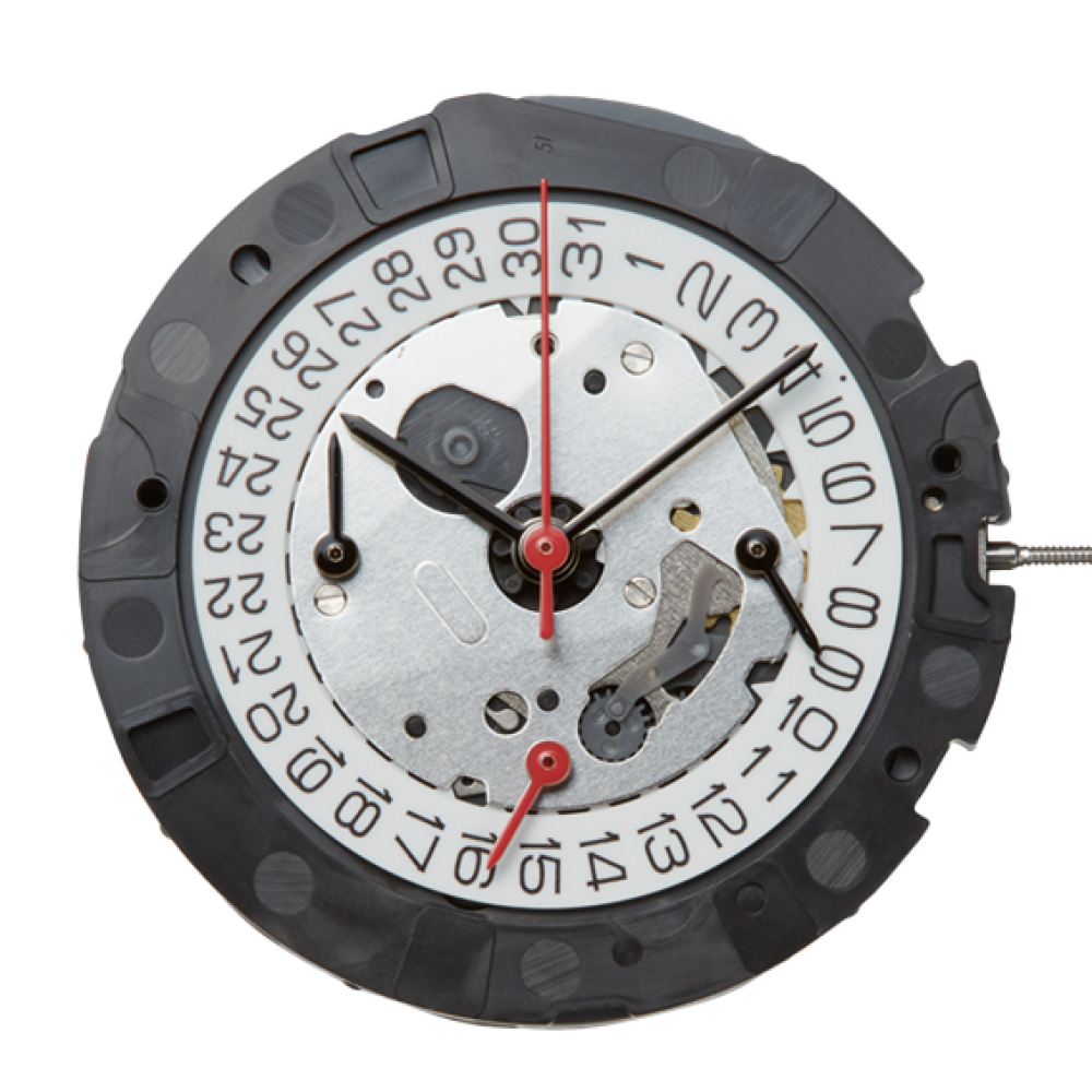 Miyota 0S20 Side Date Triple Chrono - Mesin Jam Tangan SwissArmy/AlexandreChristie/Expedition/