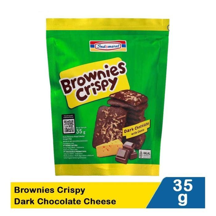 

Indomaret Brownies Crispy Dark Chocolate Cheese 35 Gram