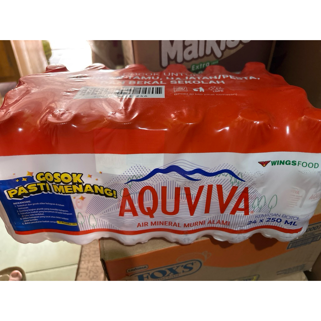 

aquviva 250ml air mineral isi 24pcs