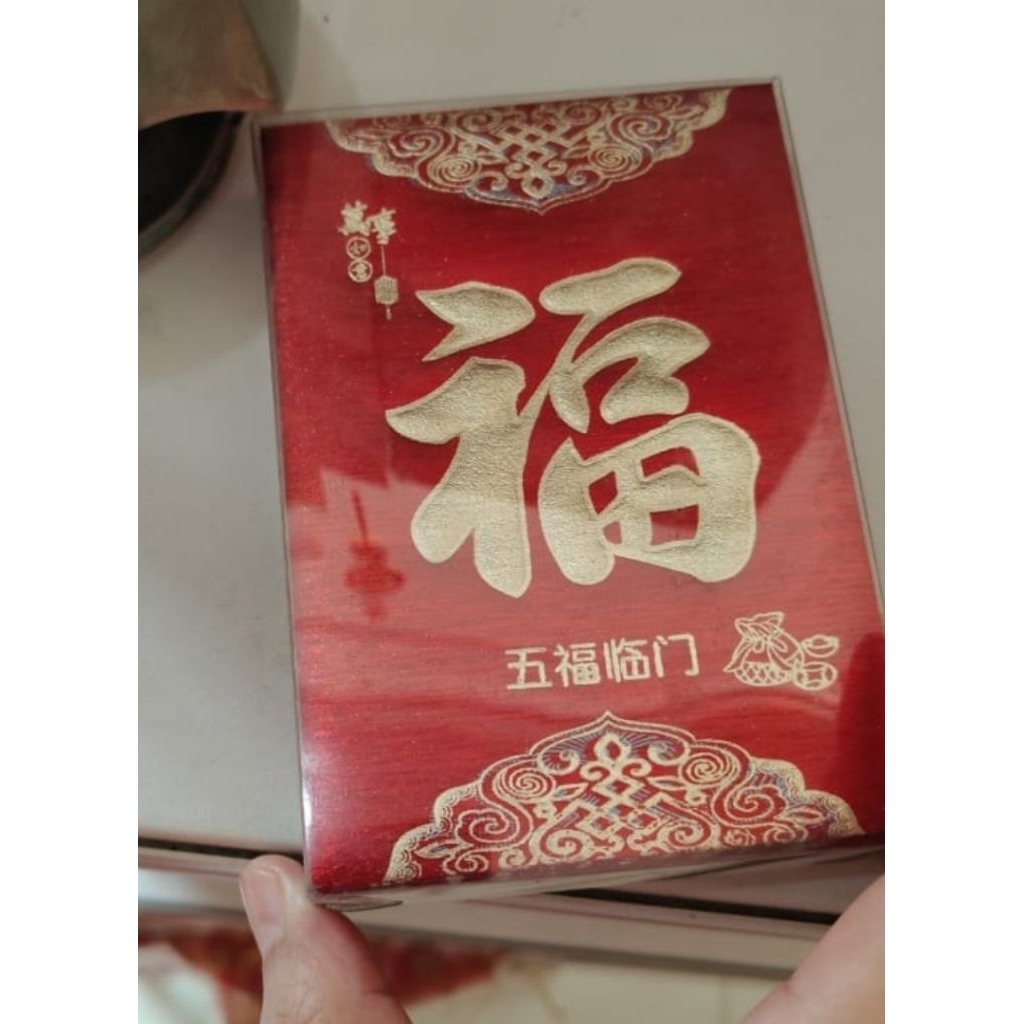 

Angpao Pendek Hock Glitter isi 20lbr