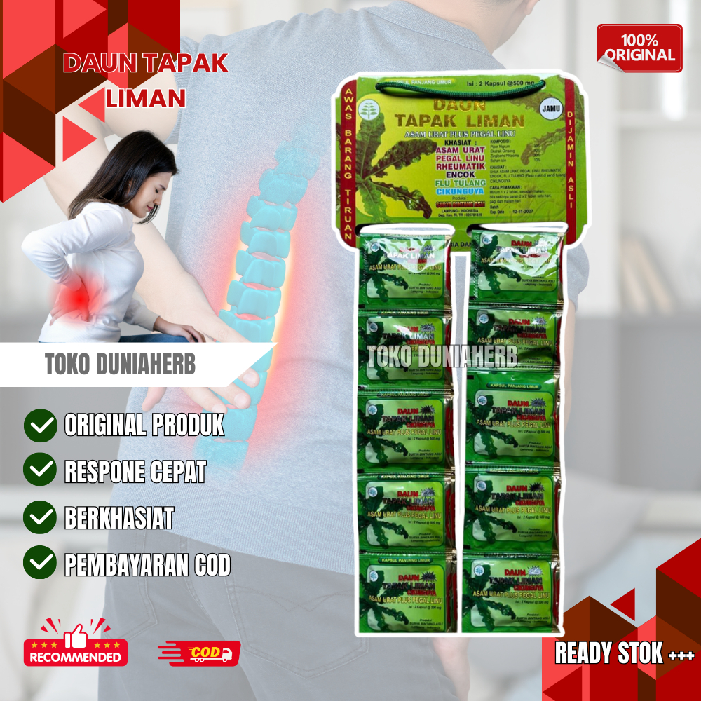 

Daun Tapak Liman Kapsul Original 100%
