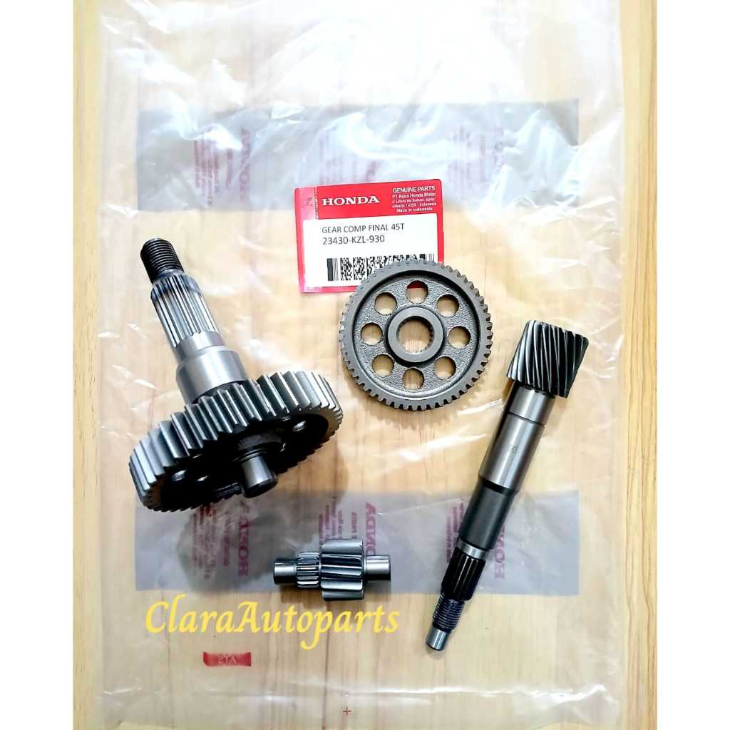 GIGI RASIO SET BEAT FI ESP SPACY FI SCOOPY FI KZL GEAR RASIO ASSY BEAT FI ESP SPACY KZL