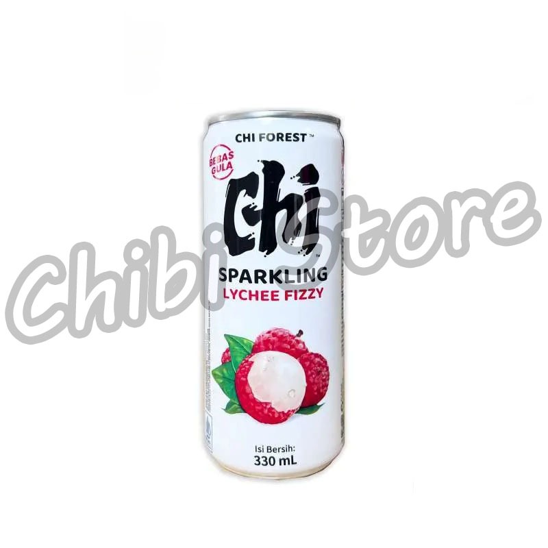 

CHI Forest Sparkling Water Bebas Gula Lychee Fizzy 330ml - Minuman Soda Rasa Lychee