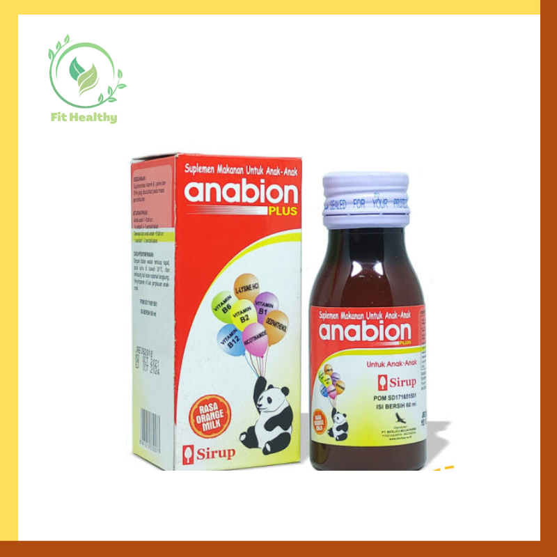 Anabion DHA Plus Sirup 60 ml - Vitamin Pertumbuhan Anak