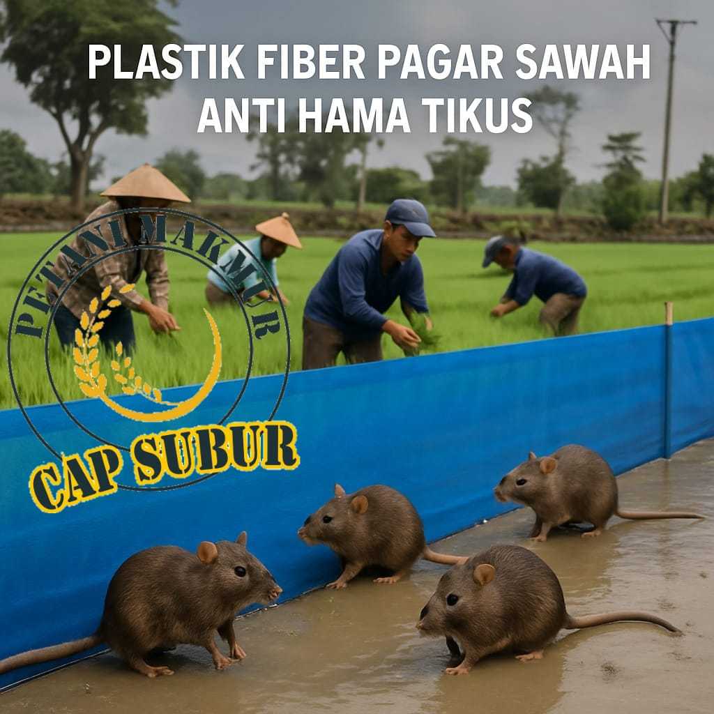 PLASTIK FIBER SAWAH PANJANG SAMPAI +/- 90 METER / PLASTIK PAGAR SAWAH / PLASTIK