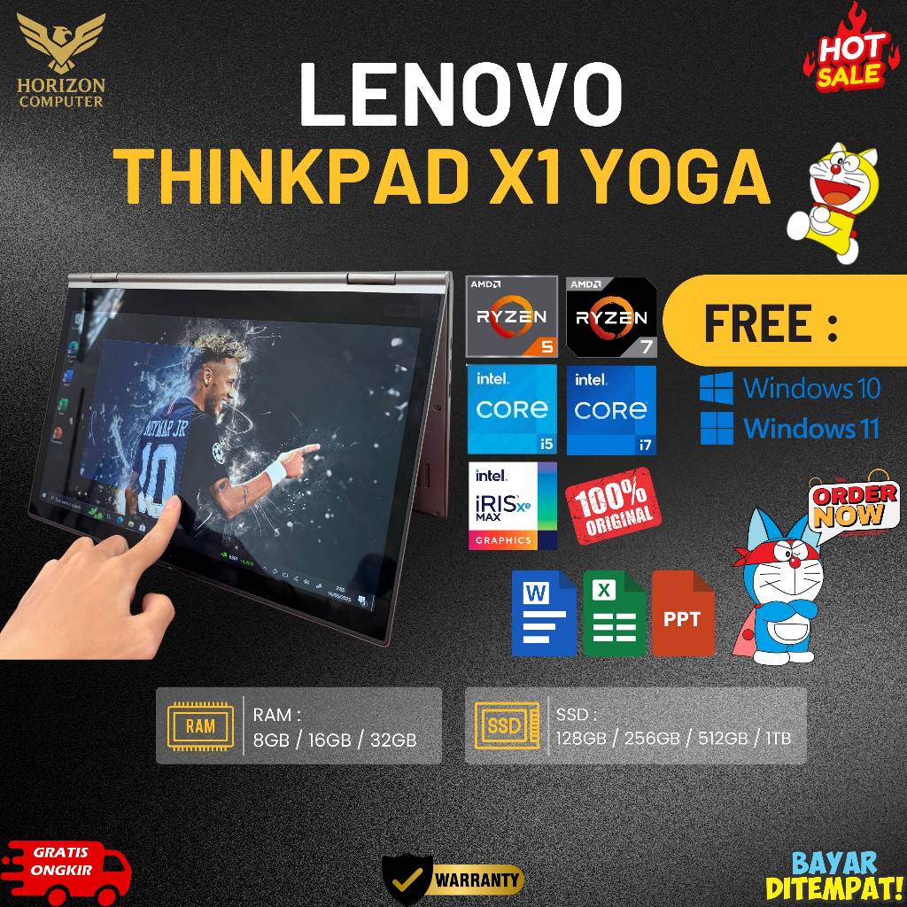 Lenovo Thinkpad X1 Yoga G3 / X1 Yoga G2 / X1 Yoga G1 Intel I7 I5 16GB 512GB