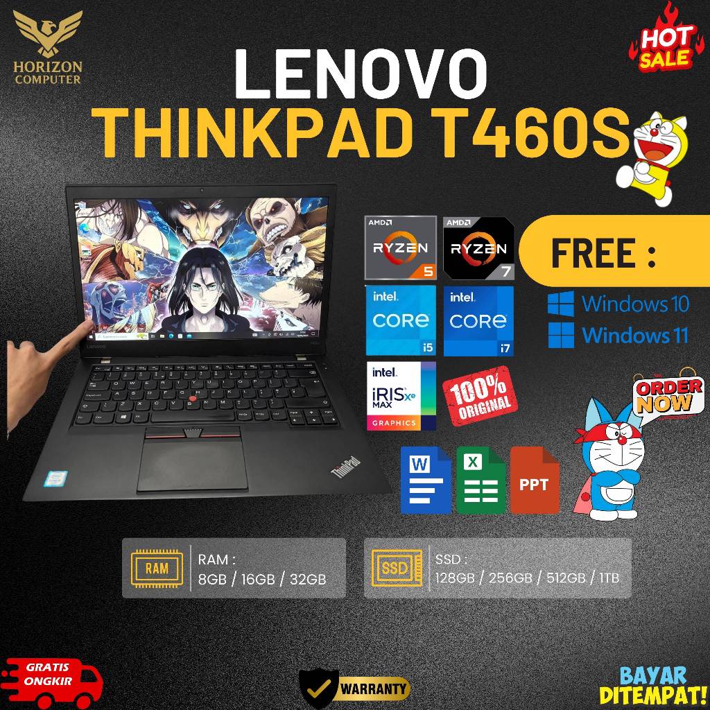Lenovo Thinkpad T470S T470 / Thinkpad T460S T460 Intel i7 | i5 16GB 512GB 14"