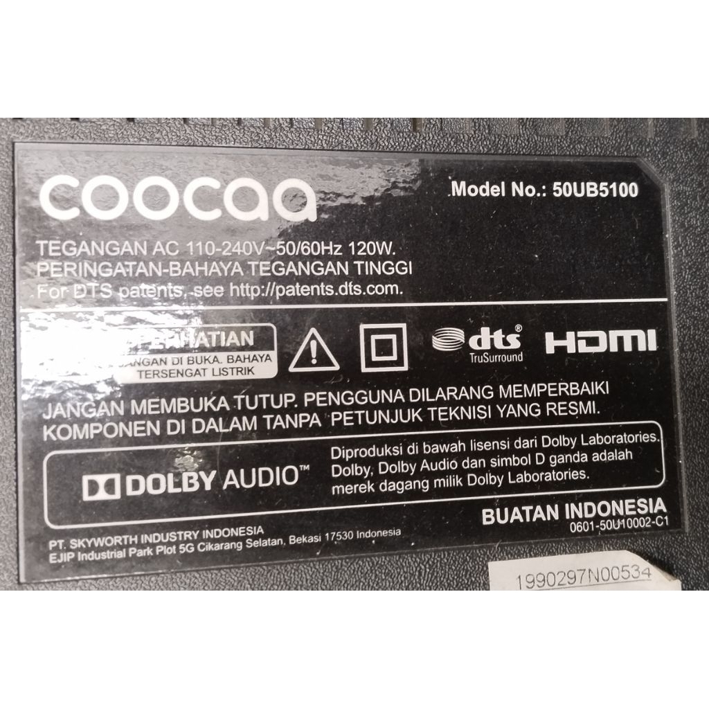 MB COOCAA 50UB5100