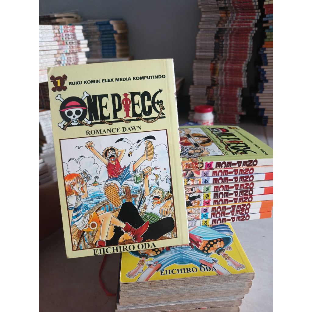 KOMIK ONE PIECE 1-10. BUNDLING 10 NOMER.