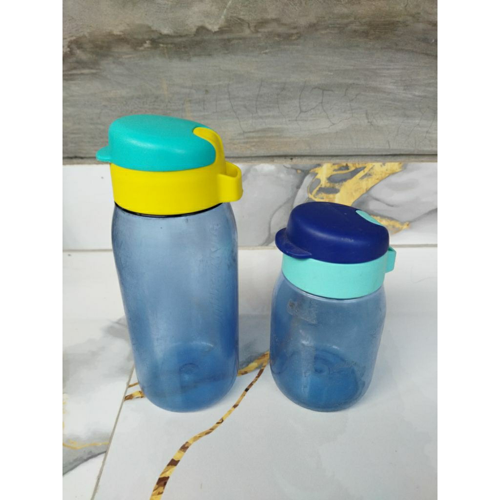 botol minum crystal 500ml 310ml 750ml h2go tupperware second preloved