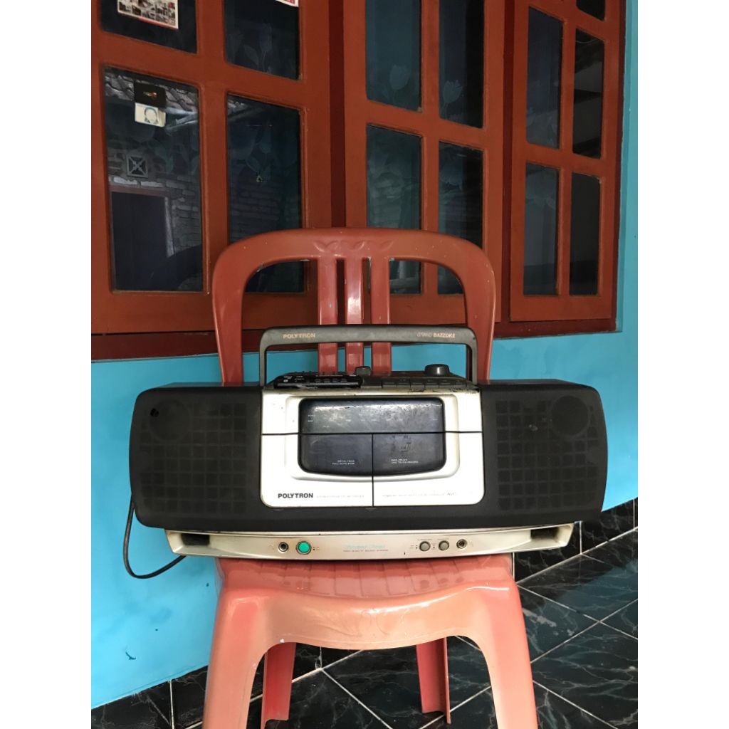 RADIO COMPO POLYTRON GRAND BAZZOKE / PEMUTAR KASET PITA / RADIO JADUL