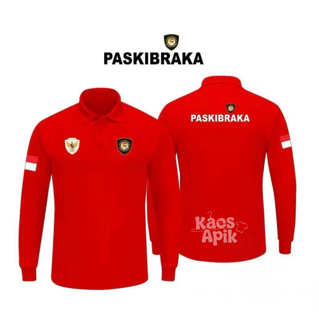KAOS BERKERAH PASKIBRA, POLO PASKIBRA, KAOS PASKIBRA, BAJU PASKIBRA INDONESIA