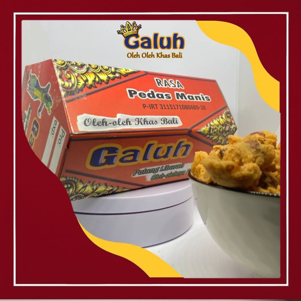 

Kacang Disco Galuh Box 200g – Oleh Oleh Khas Bali, Rasa Pedas Manis, Camilan Murah Renyah Halal